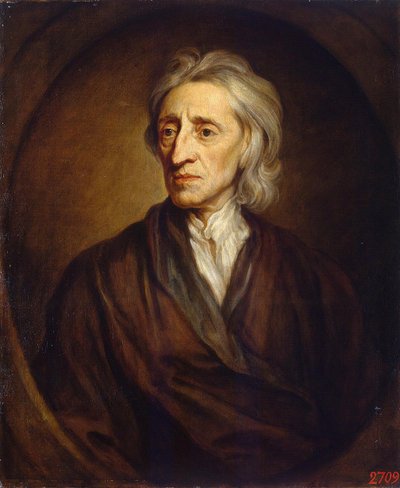 John Locke portréja alkotó: Godfrey Kneller