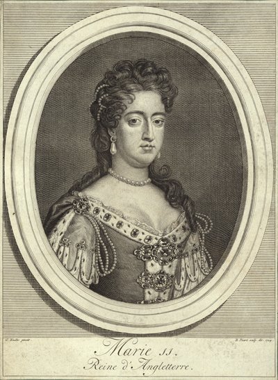II. Mária angol, skóciai és ír királynő portréja alkotó: Godfrey Kneller