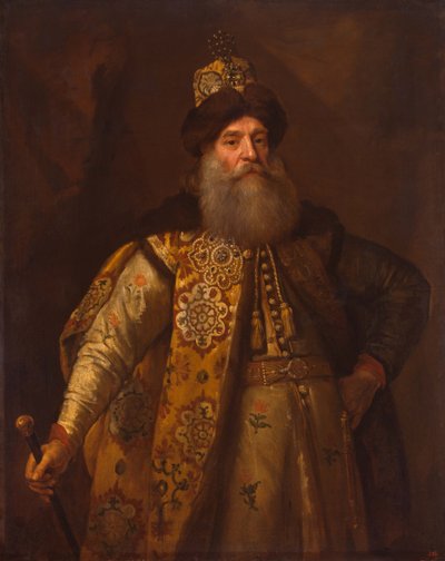 Pjotr Ivanovics Potyomkin nagykövet portréja 1617-1700, 1682 alkotó: Godfrey Kneller