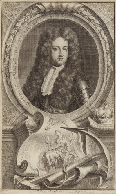 György dán és norvég herceg alkotó: Godfrey Kneller