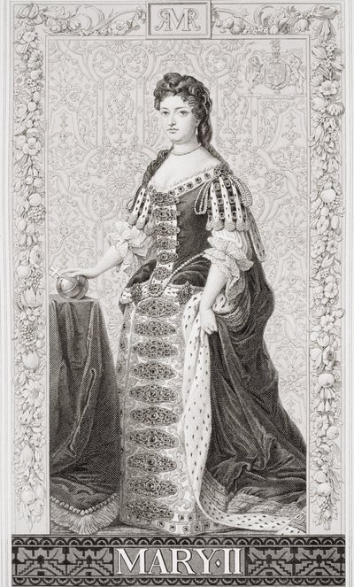 II. Mária királynő (1662-94) Az angol és skót történelem illusztrációiból, II. kötet alkotó: Godfrey Kneller