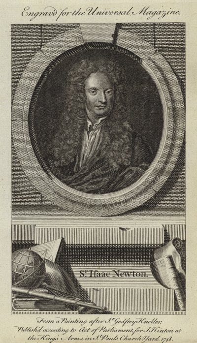 Sir Isaac Newton alkotó: Godfrey Kneller