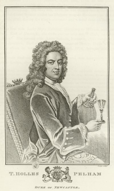 Thomas Holles Pelham, Newcastle hercege alkotó: Godfrey Kneller