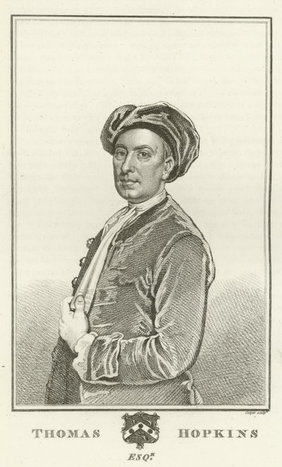 Thomas Hopkins, Esquire alkotó: Godfrey Kneller