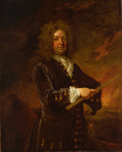 Sir John Leake ellentengernagy (1656-1720), 17. század vége-18. század eleje (olajfestmény) alkotó: Godfrey Kneller