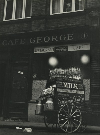 London utcai jelenet 1950-es évek alkotó: Godfrey Macdominic