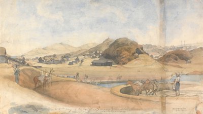 Munkanélküli kerítés, Lima alkotó: Godfrey Thomas Vigne
