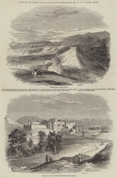 Jelenetek a Punjaubban alkotó: Godfrey Thomas Vigne