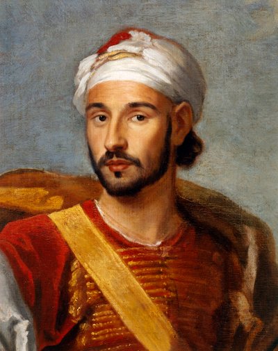 Részlet, Muhammad Ohadu, a marokkói nagykövet alkotó: Godfrey and Wyck Jan (1640 1700) Kneller