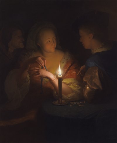 Szerelmesek (Tékozló fiú) alkotó: Godfried Schalcken