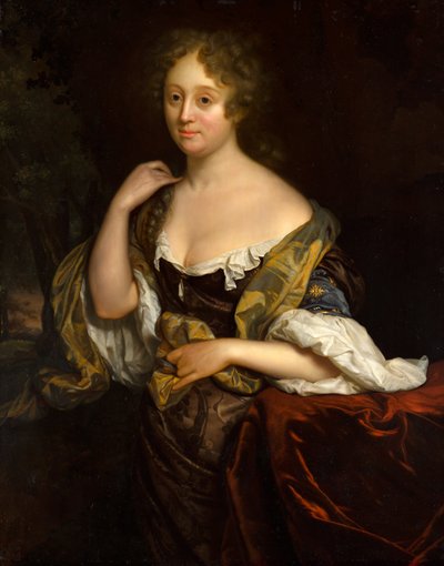 Isabella Agneta Deutz (1658–1694/96) portréja alkotó: Godfried Schalcken
