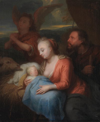Pihenés az egyiptomi menekülés közben alkotó: Godfried Schalcken