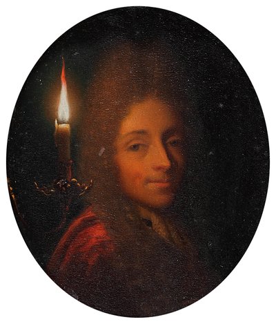 Önarckép égő gyertyával alkotó: Godfried Schalcken