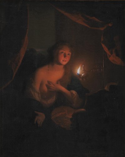 A bűnbánó Szent Mária Magdolna alkotó: Godfried Schalcken