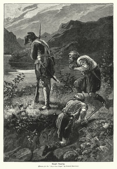 Caught Nappping (metszet) alkotó: Gordon Frederick (after) Browne