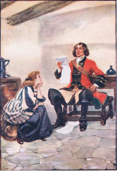 Nem tudja visszafogni magát, de véleményt kell alkotnia a munkájáról, Lorna Doone pub.by W & R Chambers Ltd., 1921 alkotó: Gordon Frederick Browne