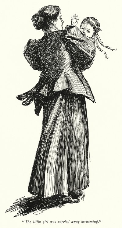 Illusztráció: A kincskeresők története, E Nesbit (litho) alkotó: Gordon Frederick Browne