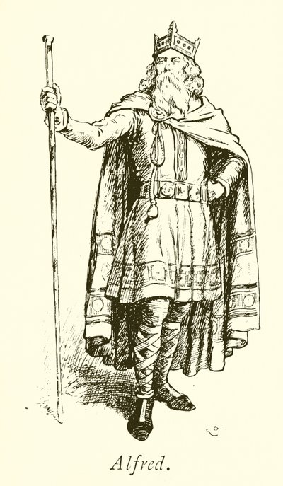 Nagy Alfréd király alkotó: Gordon Frederick Browne