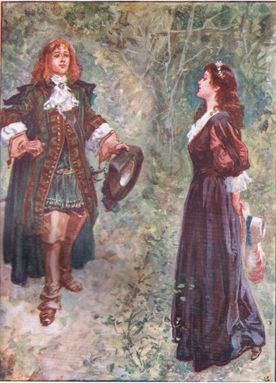 "Most kedvedre vagyok unokatestvéred?", Lorna Doone pub.by W & R Chambers Ltd., 1921 alkotó: Gordon Frederick Browne