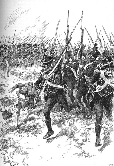 Összetörtek és elmenekültek Maida irányába, 1902 alkotó: Gordon Frederick Browne