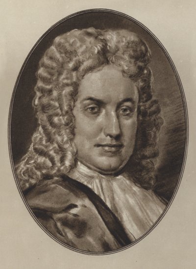 Daniel Defoe (litho) alkotó: Gordon Ross