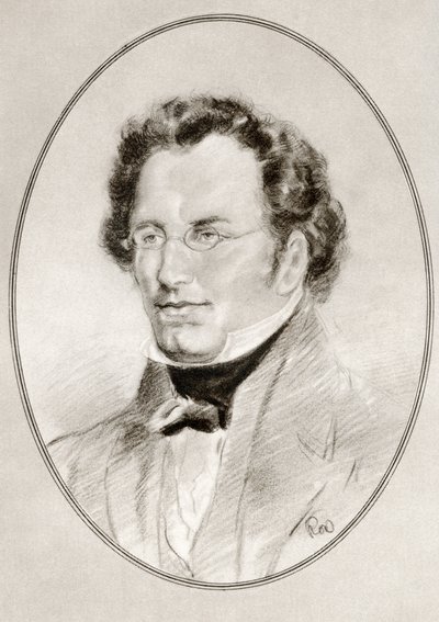 Franz Peter Schubert, a Nagy zeneszerzők élő életrajzaiból alkotó: Gordon Ross