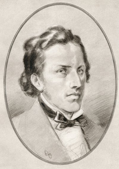 Frederic Francois Chopin, a Nagy zeneszerzők élő életrajzaiból alkotó: Gordon Ross