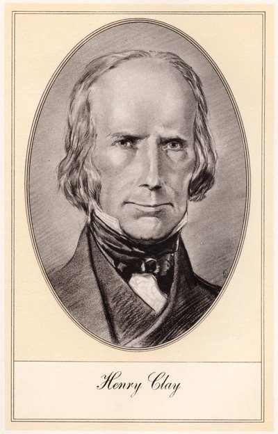 Henry Clay, vezető amerikai államférfi és szónok, a XX. század elején alkotó: Gordon Ross