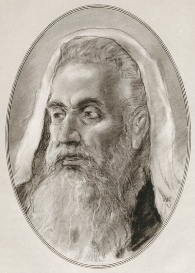 Ézsaiás, Kr.e. 8. századi zsidó próféta, a Vallási vezetők élő életrajzaiból alkotó: Gordon Ross