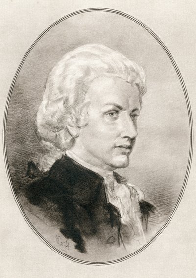Wolfgang Amadeus Mozart, a Nagy zeneszerzők élő életrajzaiból alkotó: Gordon Ross