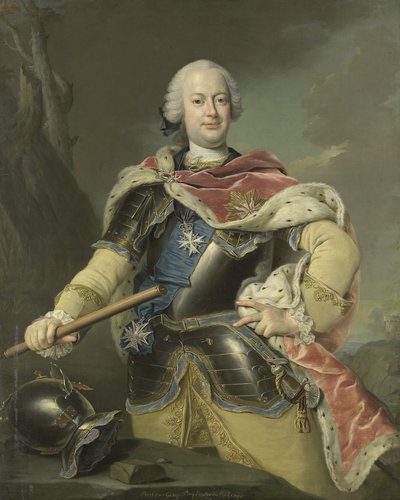 Frederick Christian, 1722-1763 szász választófejedelem portréja, 1751 alkotó: Gottfried Boy