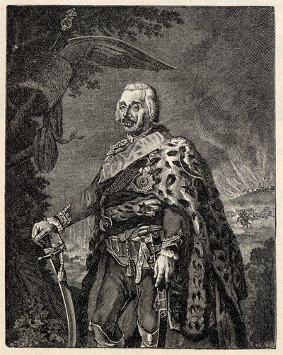 Hans Joachim von Zieten tábornok 1699-1786. alkotó: Gottfried Daniel Berger