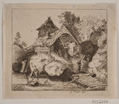 Régi parasztház alkotó: Gottfried Schaper