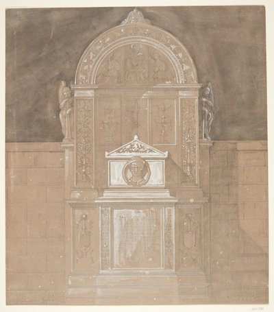 C. F. von Rumohr báró sírfelirata 1845 alkotó: Gottfried Semper