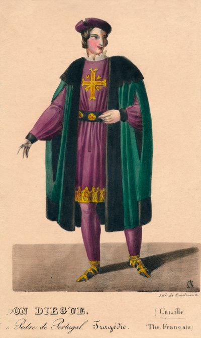 Don Diegue, 1820-as évek. alkotó: Gottfried or Godefroy Engelmann