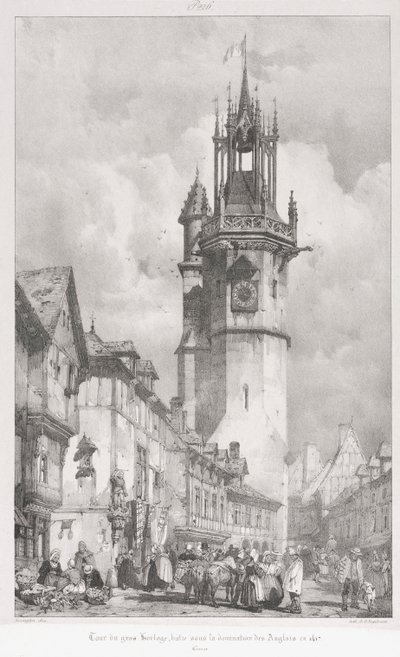 Festői és romantikus utazások ó-Franciaországban, Normandiában..., 1824. alkotó: Gottfried or Godefroy Engelmann