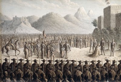 Maximilian császár kivégzése, 1867 alkotó: Gottlob Jungman