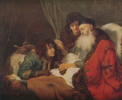 Isaac Blessing Jacob, c1638, 1914. alkotó: Govaert Flinck