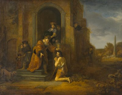A tékozló fiú visszatérése, 1640-1642 körül alkotó: Govaert Flinck