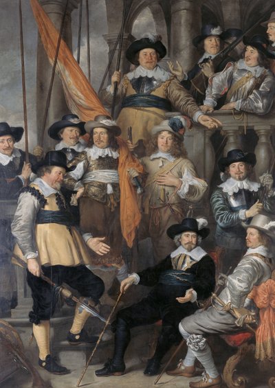 Holland: Schutters van Wijk XVIII Albert Bas kapitány és Lucas Conijn hadnagy vezetésével Albert Bas kapitány és Lucas Conijn hadnagy társulata alkotó: Govert Flinck