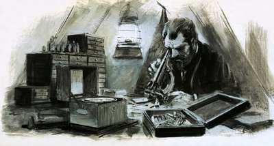 Alexander Humboldt jelentős vagyonnal rendelkező felfedező volt (gouache, papír) alkotó: Graham Coton