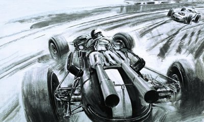 Egyetlen brit sem nyert az Indianapolis 500-on, amíg Jim Clark a Lotus Forddal nem nyert. alkotó: Graham Coton
