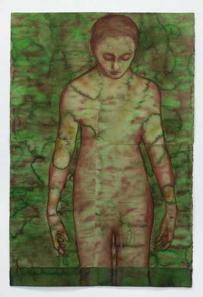 Green Screen, 2025 (akvarell ívekre) alkotó: Graham Dean