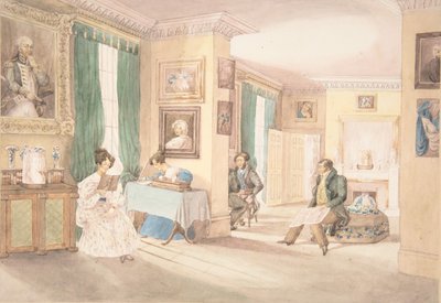 Belső Hattonban, Warwickshire-ben, 1820-30. alkotó: Granddaughters of Dr. Samuel Parr.