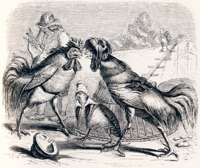 A fogoly és a két pecsenyesütő - Fables by La Fontaine alkotó: Grandville