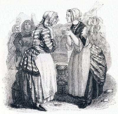 A nők és a titok – La Fontaine meséi alkotó: Grandville