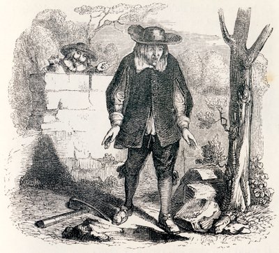 Az égő és kompere - La Fontaine meséi alkotó: Grandville