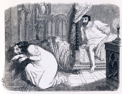 A punci nővé változott (La chatte metamorphose en femme) - La Fontaine meséi alkotó: Grandville