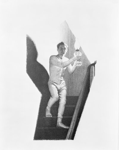 Éjféli riasztás alkotó: Grant Wood