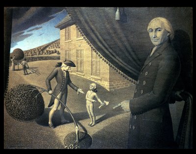 Parson Weems Fable alkotó: Grant Wood